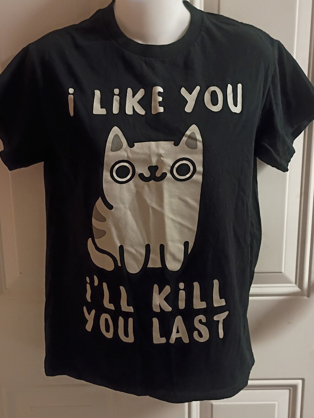 Hot Topic Threadless Cute Unisex Kitty Graphic Tee